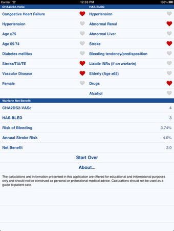 Image 2 for Anticoagulant Net Benefit