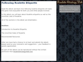Image 0 for Following Roulette Etique…