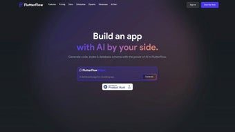 Image 0 for FlutterFlow AI Gen