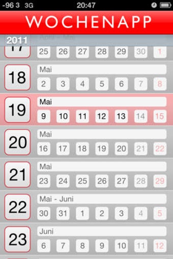 Image 0 for Wochenapp -- Die Kalender…
