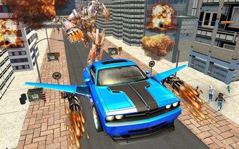 Imagen 1 para Red Robot Ranger Flying P…