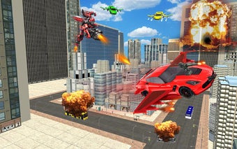 Imagen 0 para Red Robot Ranger Flying P…