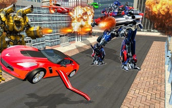Imagen 2 para Red Robot Ranger Flying P…