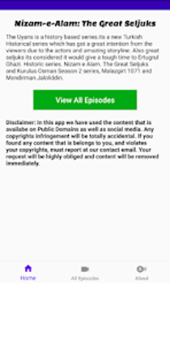 Image 0 for Nizam-e-Alam: AlpArslan i…