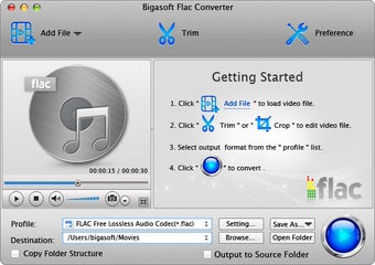 Image 0 for Bigasoft FLAC Converter