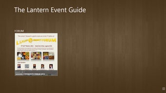 Image 0 for The Lantern Event Guide f…