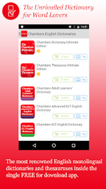Imagen 1 para Chambers English Dictiona…