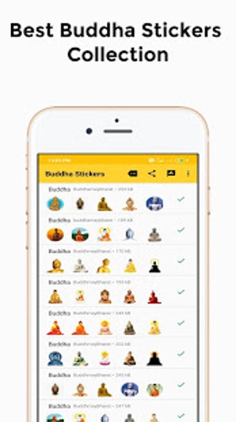 Image 0 for Buddha Stickers :Free Bud…