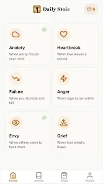 Image 0 for Daily Stoic: Quote  Lette…