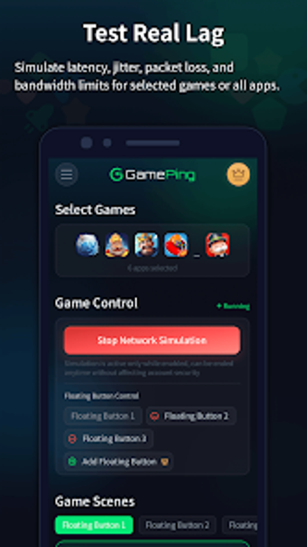 Imagen 0 para GamePing: Network Simulat…