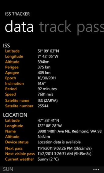 Image 2 for ISS Tracker for Windows 1…