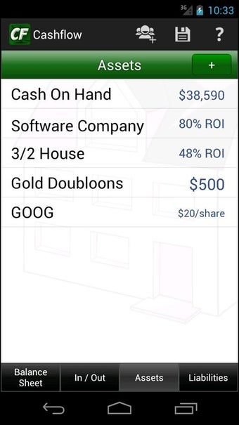 Imagen 2 para Cashflow Balance Sheet