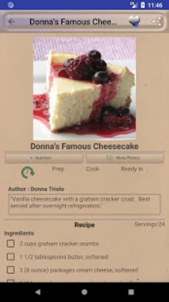 Image 0 for Cheesecake and Cheese Rec…