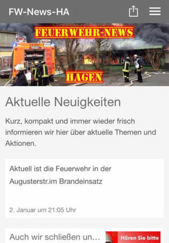 Image 0 for Feuerwehr-News Hagen