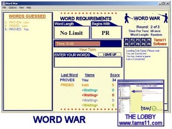 Image 0 for Tams11 Word War