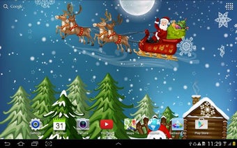 Imagen 2 para Christmas Live Wallpaper