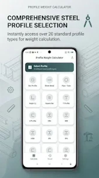 Imagen 0 para Profile Weight Calculator