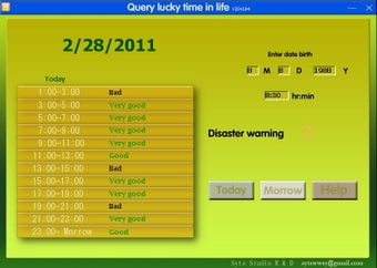 Image 0 for Query Lucky Time in Life