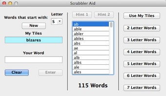 Image 0 for Scrabbler Aid