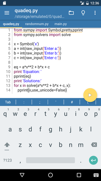 Imagen 3 para Pydroid - IDE for Python …