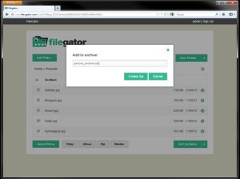 Imagen 2 para FileGator