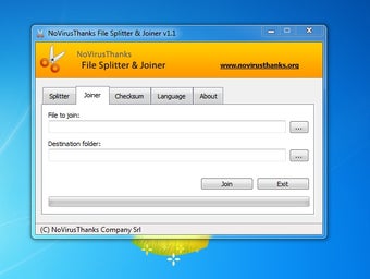 Image 0 for NoVirusThanks File Splitt…