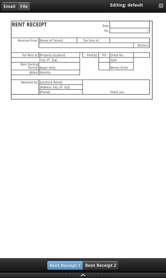 Imagen 1 para Rent Receipt