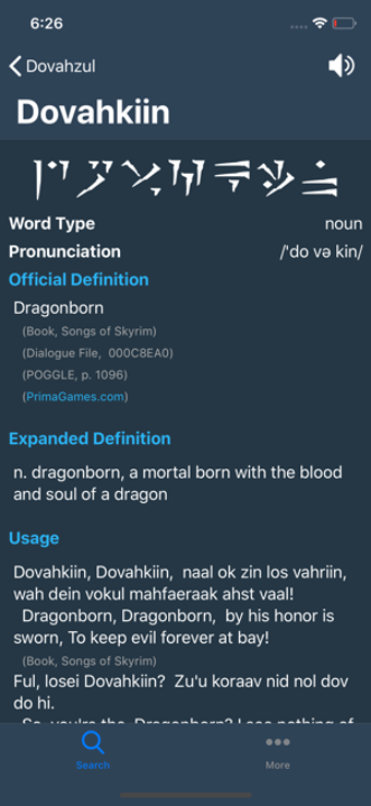 Image 0 for Dovahzul