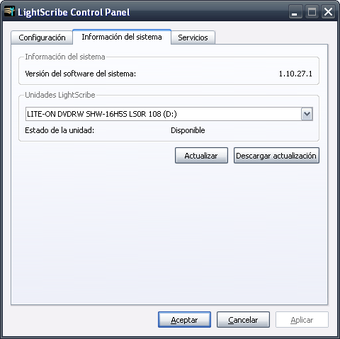Imagen 2 para LightScribe System Softwa…