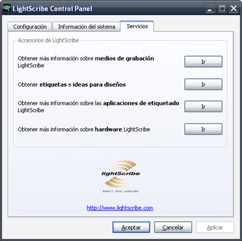 Imagen 1 para LightScribe System Softwa…