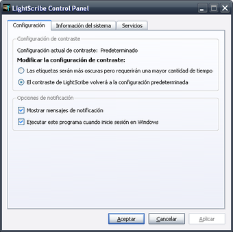 Imagen 0 para LightScribe System Softwa…