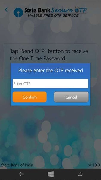 Image 3 for State Bank Secure OTP for…