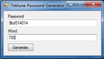 Imagen 0 para Tektune Password Generato…