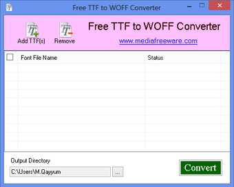 Imagen 0 para Free TTF to WOFF Converte…