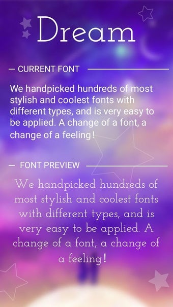 Image 1 for Dream Font for FlipFont ,…