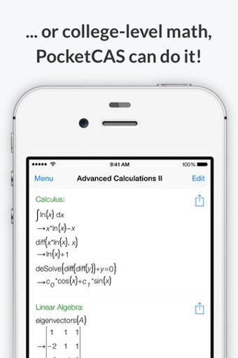 Image 0 for PocketCAS Mathematics Too…