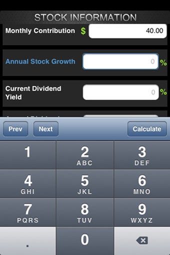 Imagen 2 para Stock DRIP Calculator Sil…