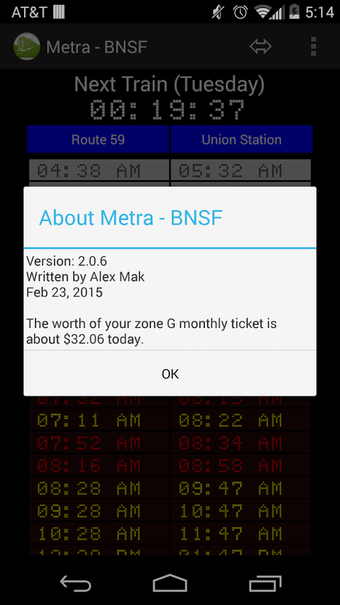 Image 6 for Schedule for Metra - BNSF