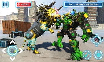 Imagen 2 para Real Lion Robot Transform…