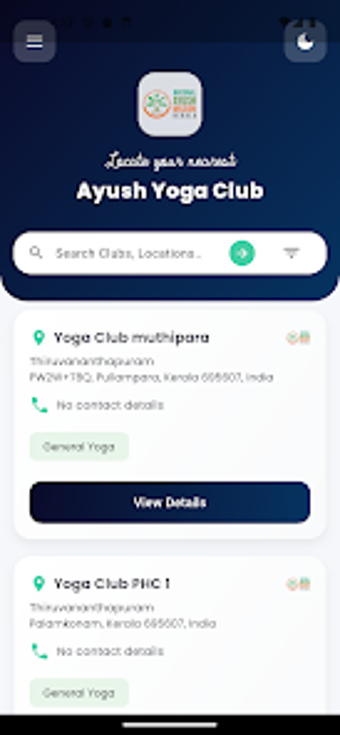 Image 0 for AYUSH Yoga Club Locator