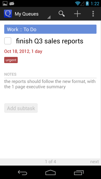 Image 3 for GQueues | Tasks & To-Do L…