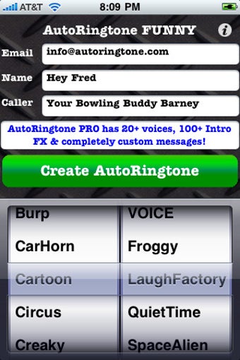 Image 0 for AutoRingtone Funny Text t…