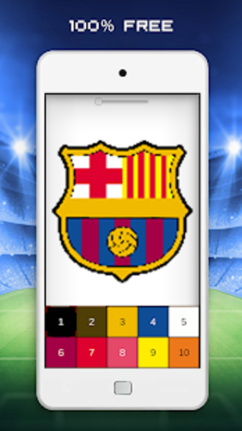 Imagen 3 para Football Logo Color by Nu…