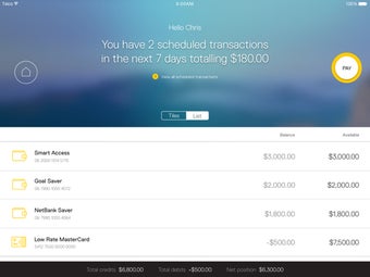 Image 0 for CommBank app for tablet