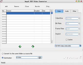 Image 0 for Angel PSP Video Converter