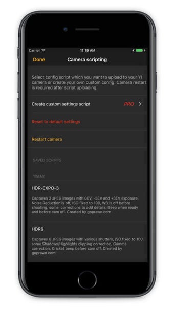 Image 0 for Yi Pro - Yi Action Camera…