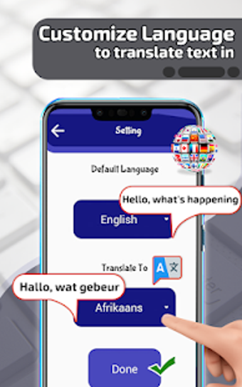 Imagen 2 para Chat Translator Keyboard …
