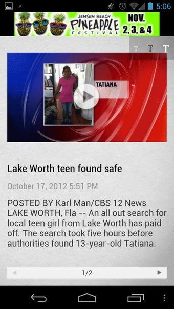 Imagen 1 para WPEC CBS12 News