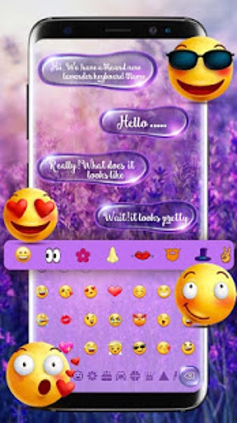 Image 1 for SMS Shimmer Lavender Keyb…