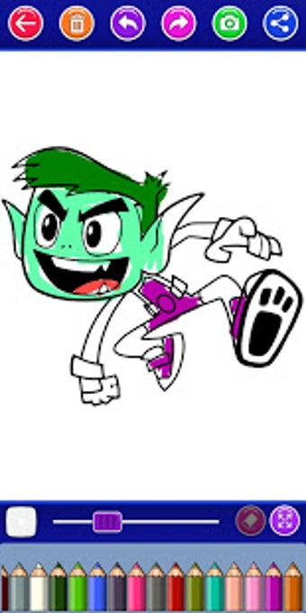 Imagen 1 para Teen Coloring Titans Go